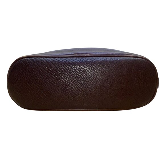 Dooney & Bourke Women’s Brown All-Weather Leather Gold Hardware Shoulder Tote - Picture 7 of 12